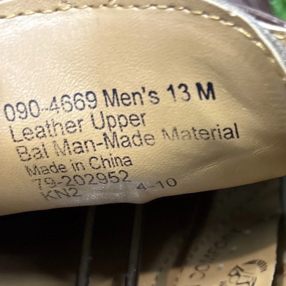Leather Oxford Dress Shoes‎ Mens Size 13 M Brown Good